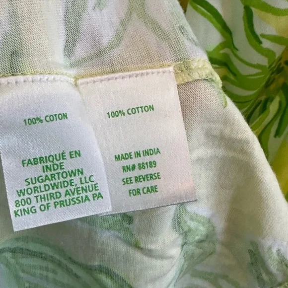 Lilly Pulitzer Yellow and Green Floral Midi Dress - Picture 8 of 14